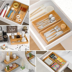Bamboo Drawer Organizer image 1