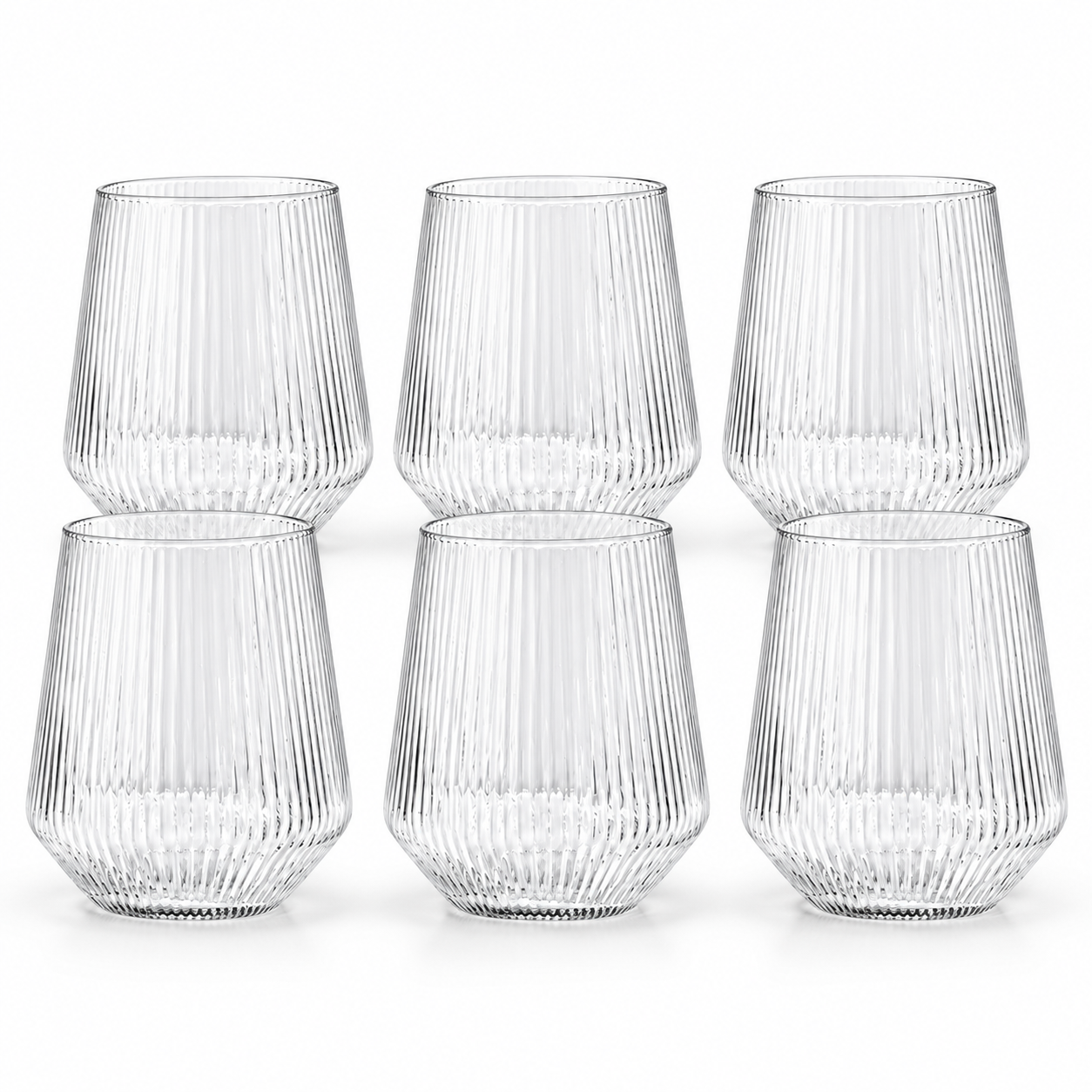 Syder 460ml Ribbed Tumblers