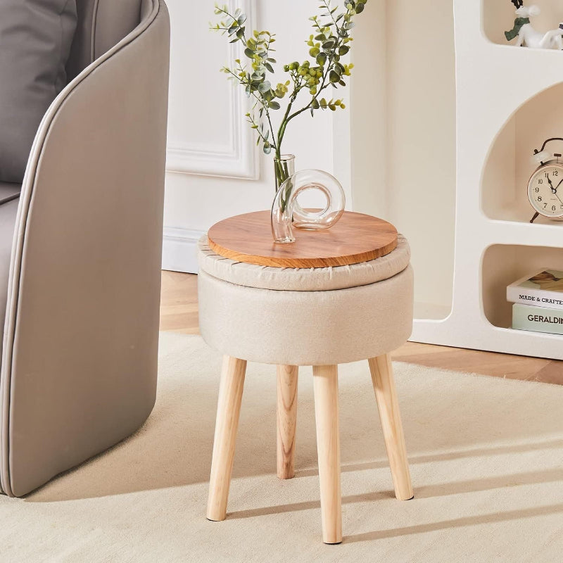 Reversible Lid Storage Stool image 0