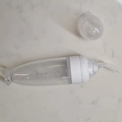 Baby Puree Feeding Spoon- White image 6