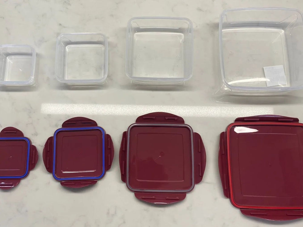Square 4 Piece Container Set image 1