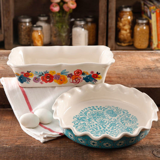 The Pioneer Woman Stoneware Pie &amp; Loaf Pan image 0