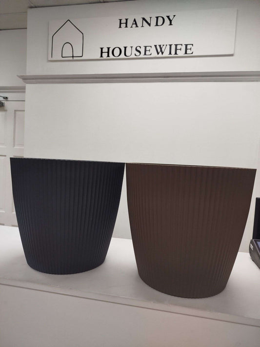 Ribbed Plant Pot image 1