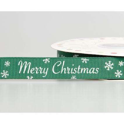 Narrow Christmas Ribbon 1.6cm x 2.7m image 1