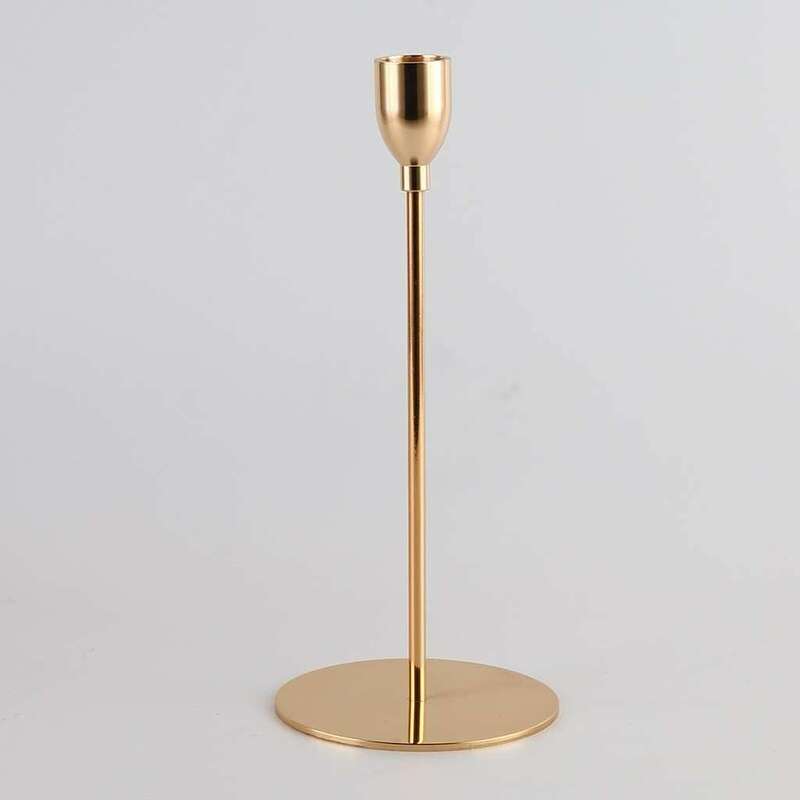 Bronze Single Metal Candle Holder