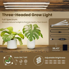 Indoor 9 Tier Plant Stand with Grow Light