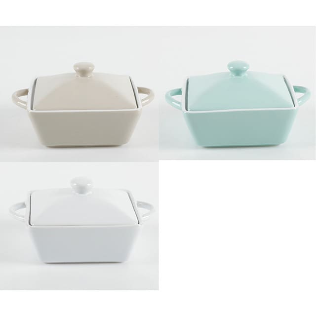 Martha Stewart 4 Inch Mini Casserole with Lid