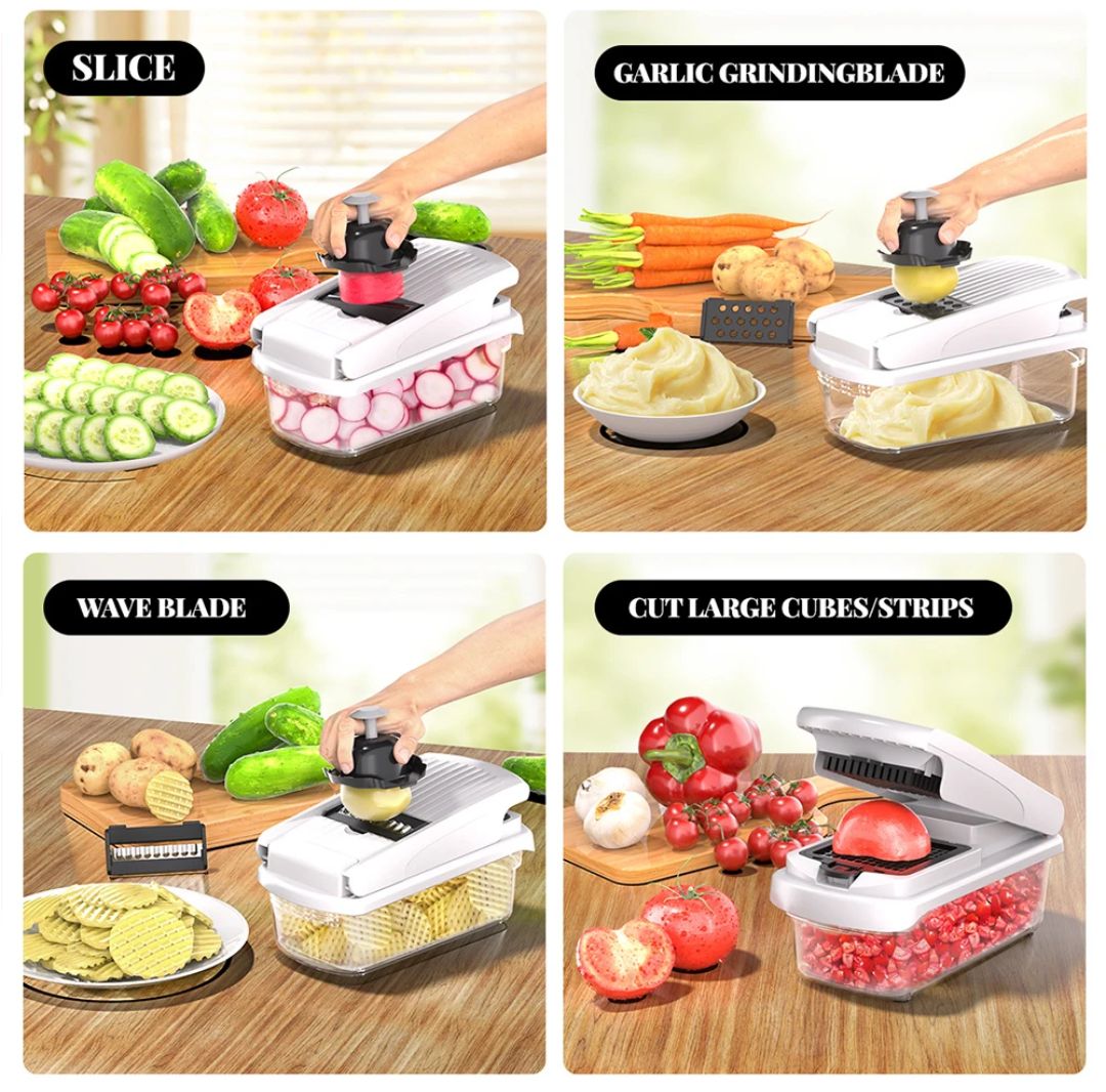 Multi Functional Veggie Slicer, Dicer, Shredder
