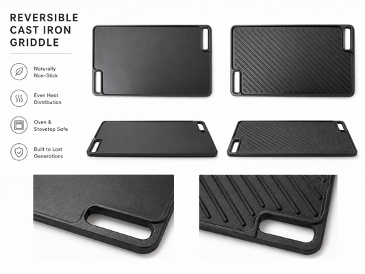 Reversible Cast Iron Griddle