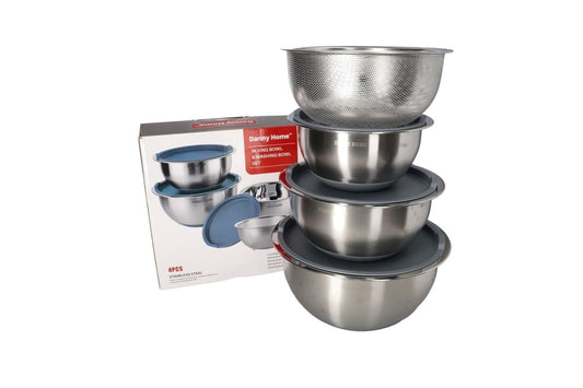 4 Piece Mixing Bowl and Sieve Set