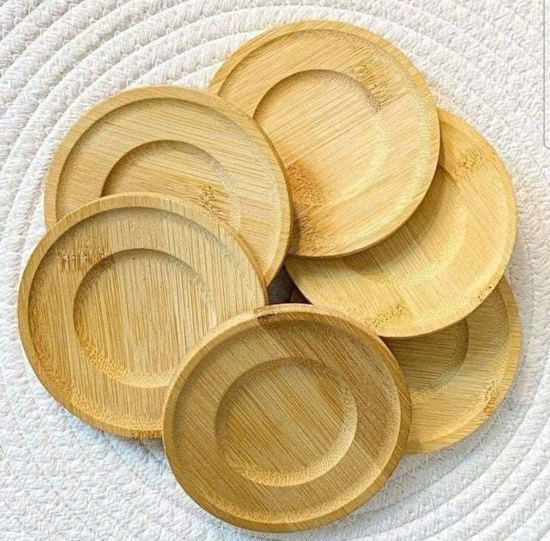 Set of 6 Wooden Coaster