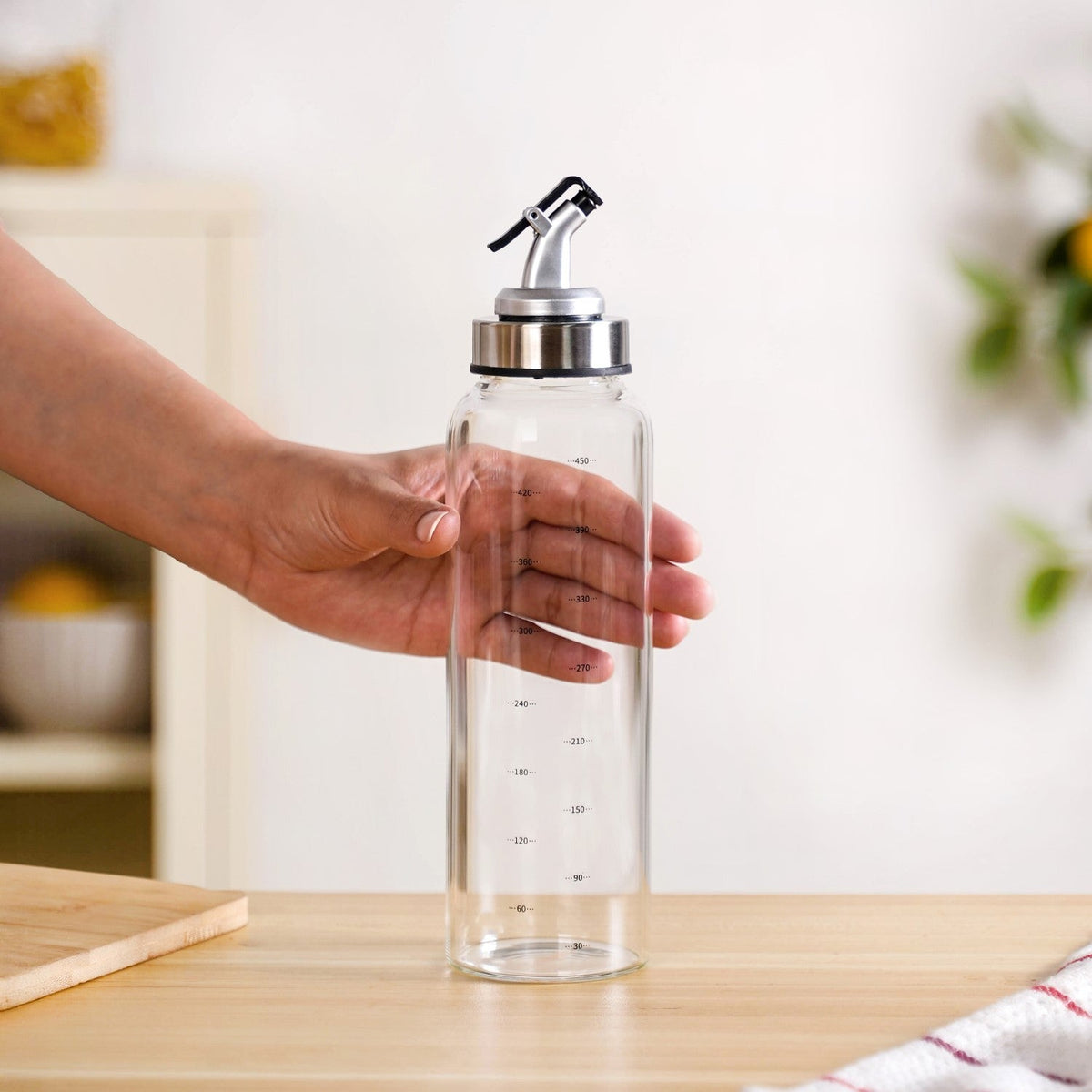 Glass Oil Dispenser Bottle