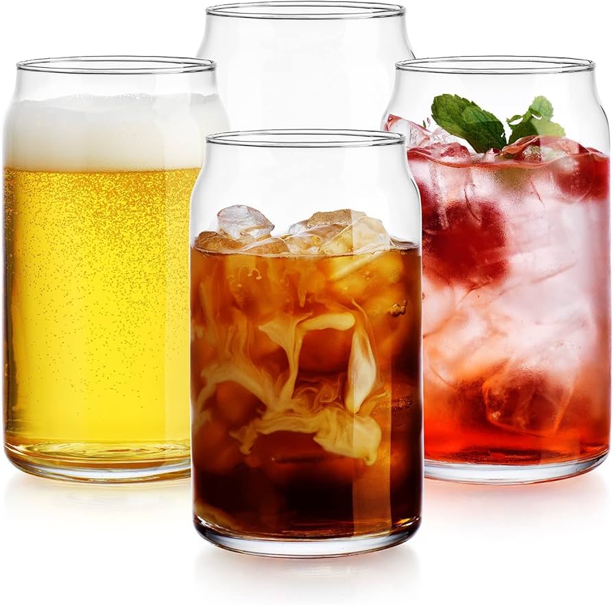 Danny Home Glass Can Shaped Tumbler Set