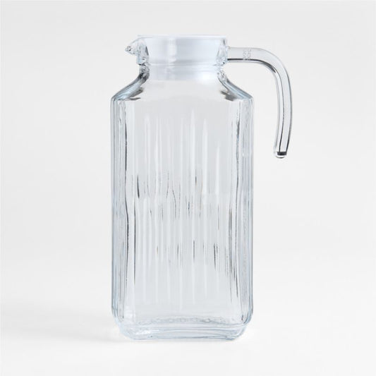 Glass Mug with Plastic Cover