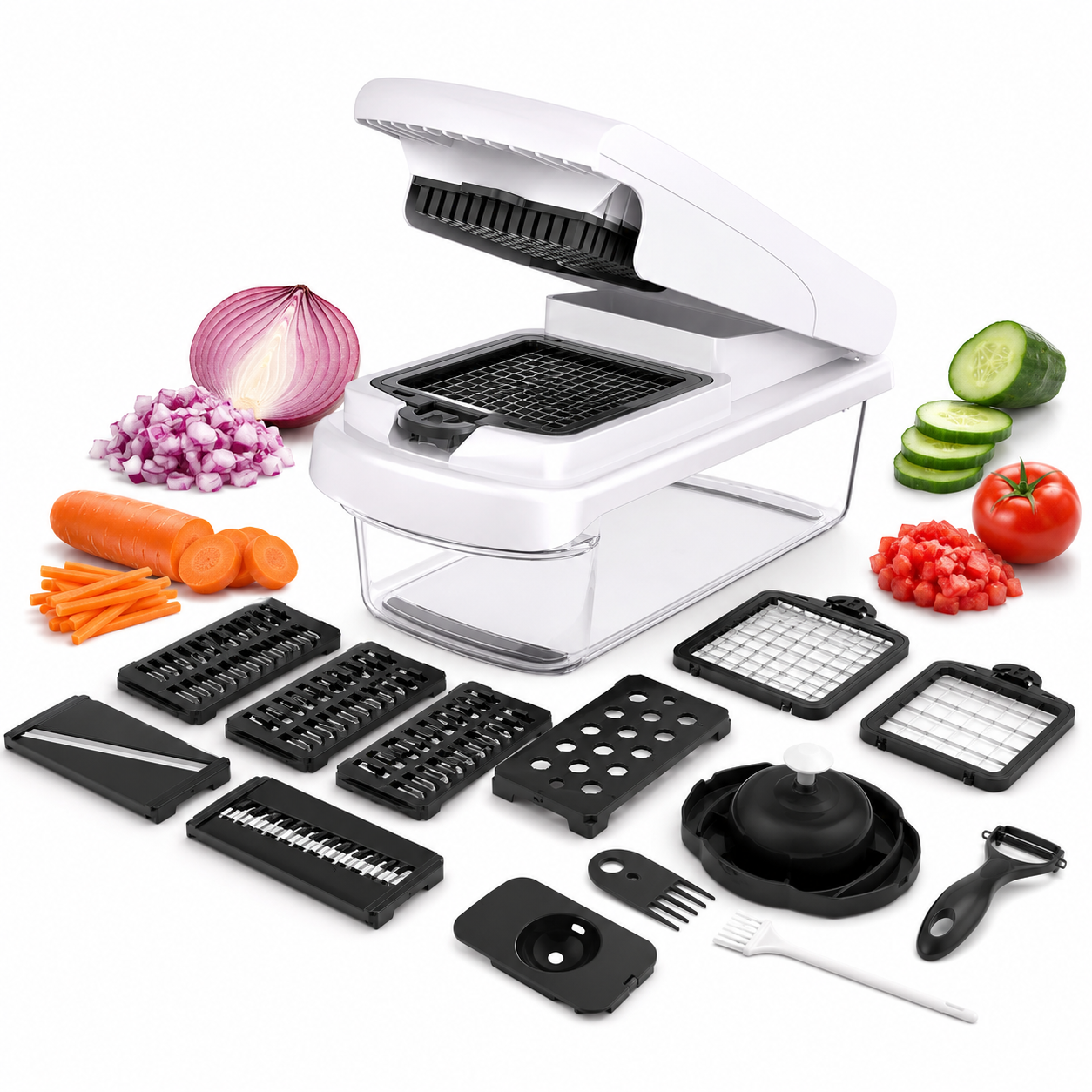 Multi Functional Veggie Slicer, Dicer, Shredder
