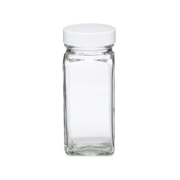 4oz White Cover Shot Jar