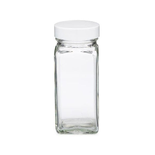 4oz White Cover Shot Jar