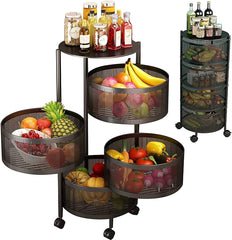 4 Tier Rotating Vege Cart