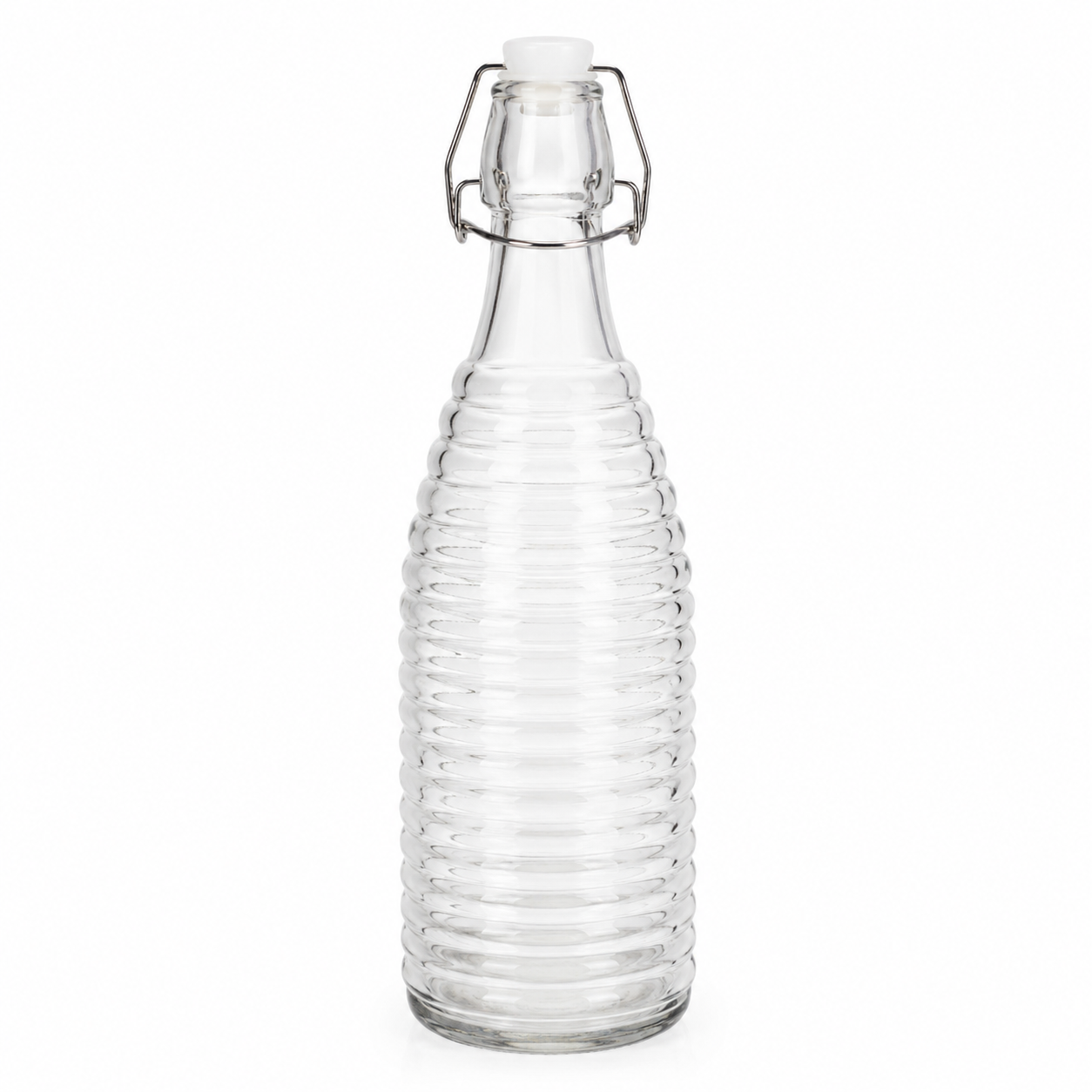 Glass Bottle with Snap Lid