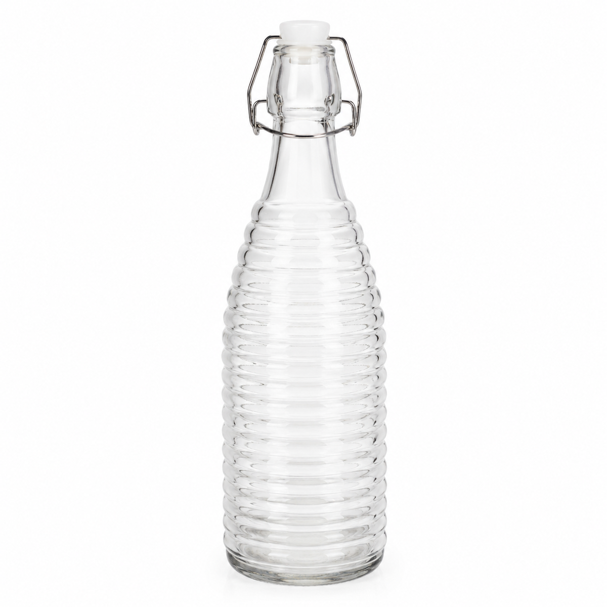 Glass Bottle with Snap Lid