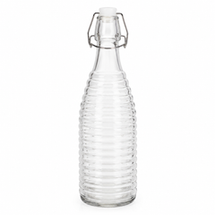 Glass Bottle with Snap Lid