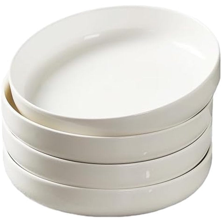 13" White Ceramic Pasta Bowl
