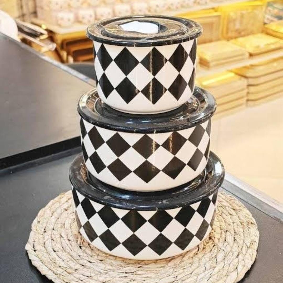 Ceramic Storage Bowls with Lid