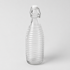 Glass Bottle with Snap Lid