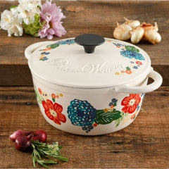 Pioneer Woman 3 Quart Enameled Cast Iron