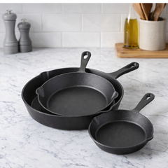 Gibson Brickstone 3 Piece Skillet Set